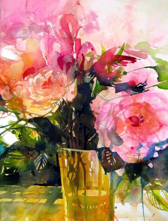 Fleurs à l'Aquarelle - Catherine N
