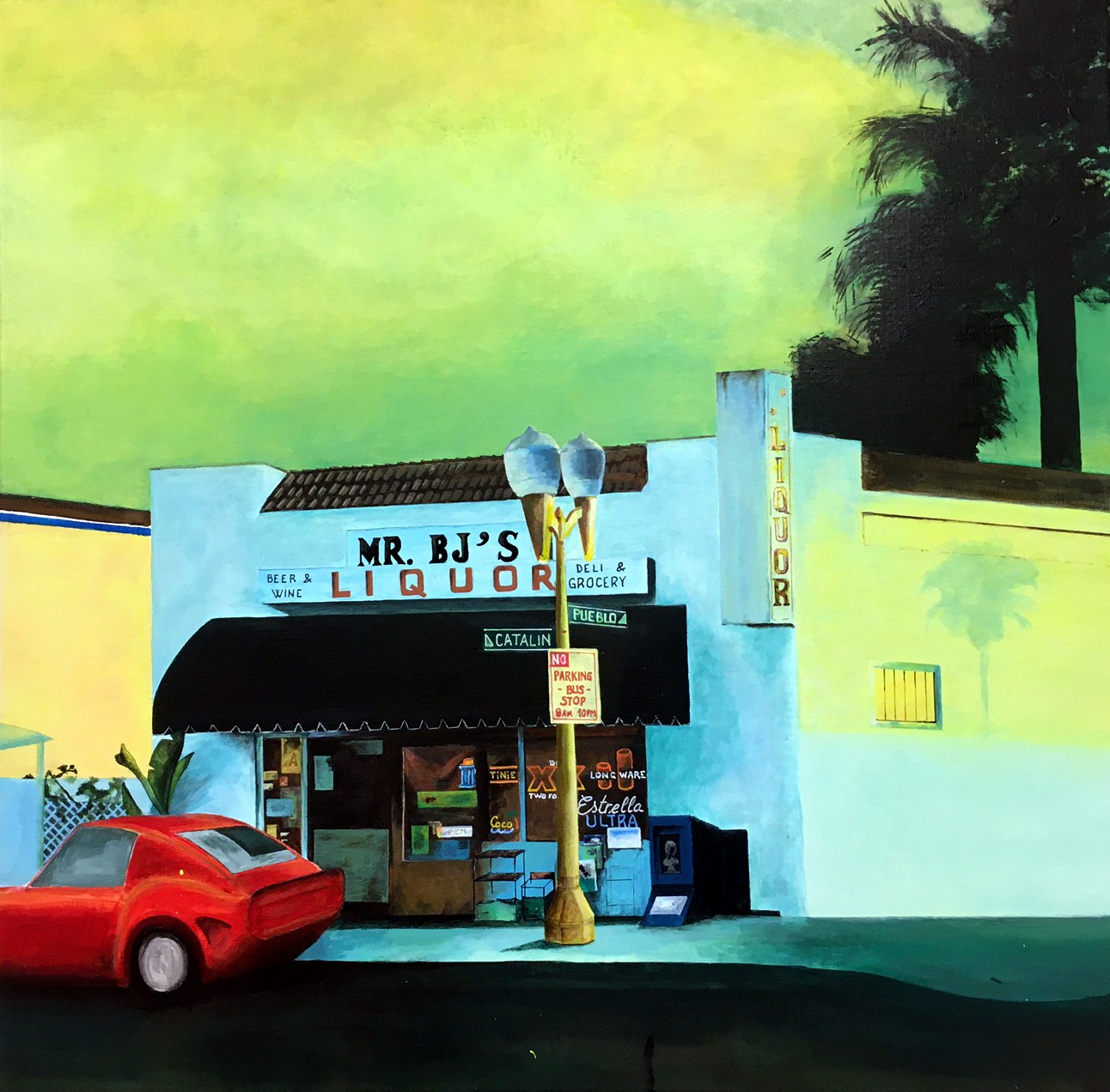 Drugstore à la peinture à l'acrylique - Gilles V