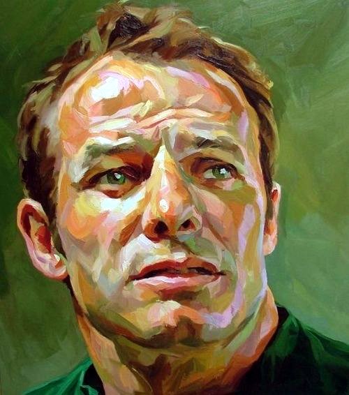 Portrait à l'acrylique - Marie Odile P